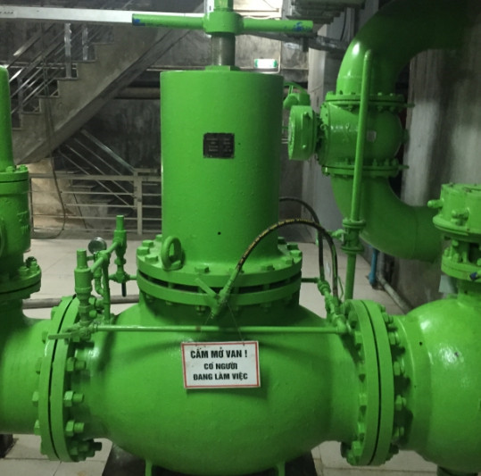 電站現場ZJY46H活塞式減壓閥照片 電站現場ZJY46H活塞式減壓閥照片